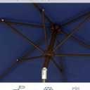 6.5x10FT Patio Umbrella, Outdoor Umbrella with Push Button Tilt and Crank, 8 Sturdy Ribs, UV Protection & Waterproof Market Umbrella for Pool, Backyard, Beach,Deck (Navy)