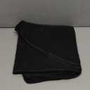 BYDOLL Table Cloth 60 Inch Round Tablecloth Fits Max50 Inch Diameter Table Top,Black Polyester Washable Wrinkle-Free Spillproof Tablecloth for Party Patio Cover