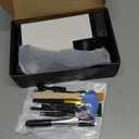 ZOAIVR Compressed Air Duster, 130,000RPM Ultra-Powerful Cordless Electric Air Duster with 8000mAh Rechargeable Battery, 4-Gear Adjustable Air Blower for Keyboard, Computer, Car, Home Cleaning (Black)