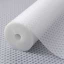 Shelf Liners for Kitchen Cabinets Refrigerator Liners Waterproof & Oil-Proof Kitchen Cupboard Liner Non-Slip Drawer Mats EVA Material Non Adhesive Fridge Liner for Shelves - Clear 11.8 x 236.2 Inch