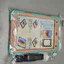 Case for iPad 9th/8th/7th Generation Case 10.2" InchShockproof Hard Cas Cover Compatible with iPad 9th/8th/7th Gen,360 Rotating Stand, Hand Strap, Shoulder Strap, Pencil Holder(Green+Pink)