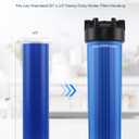 20x4.5 Inch KDF Water Filter, Heavy Metal Reduction (Lead, Mercury, Arsenic), Whole House Replacement Cartridge for 20" x 4.5" Housings