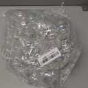 Shappy 36 Pcs Christmas Iridescent Ornaments Halloween, Transparent DIY Shatterproof Hanging Rainbow Ball Christmas Ornament 5 Different Sizes for Party, Wedding, Home Decor (Clear)