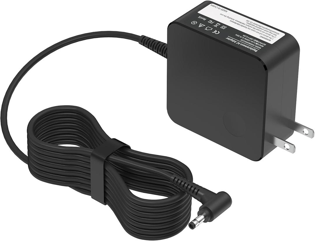 65W AC Adapter fit for Lenovo V14 V15 V17 G2 G3 G4, IdeaPad 1 3 5 Flex 4 5 5i 6 1470 1480, IdeaPad L340 S145 S340 S540 Yoga 720 710 510 ADLX65CDGU2A Laptop Charger Power Supply Cord