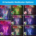 100ft Outdoor Rope Light, IP68 Waterproof 25 Color Changing String Lights with 149 Modes, Warm White & RGB LED Multicolor Twinkle Fairy Tube Lights for Indoor & Outside Railing, Balcony, Patio Decor