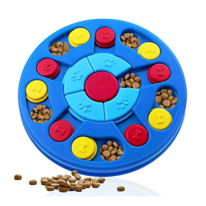 Dog Puzzle Toys Interactive Toy for Puppy IQ Stimulation &Treat Training Games Treat Dispenser for Smart Dogs, Puppy &Cats Fun Feeding (Level 1-3), Pack of 2