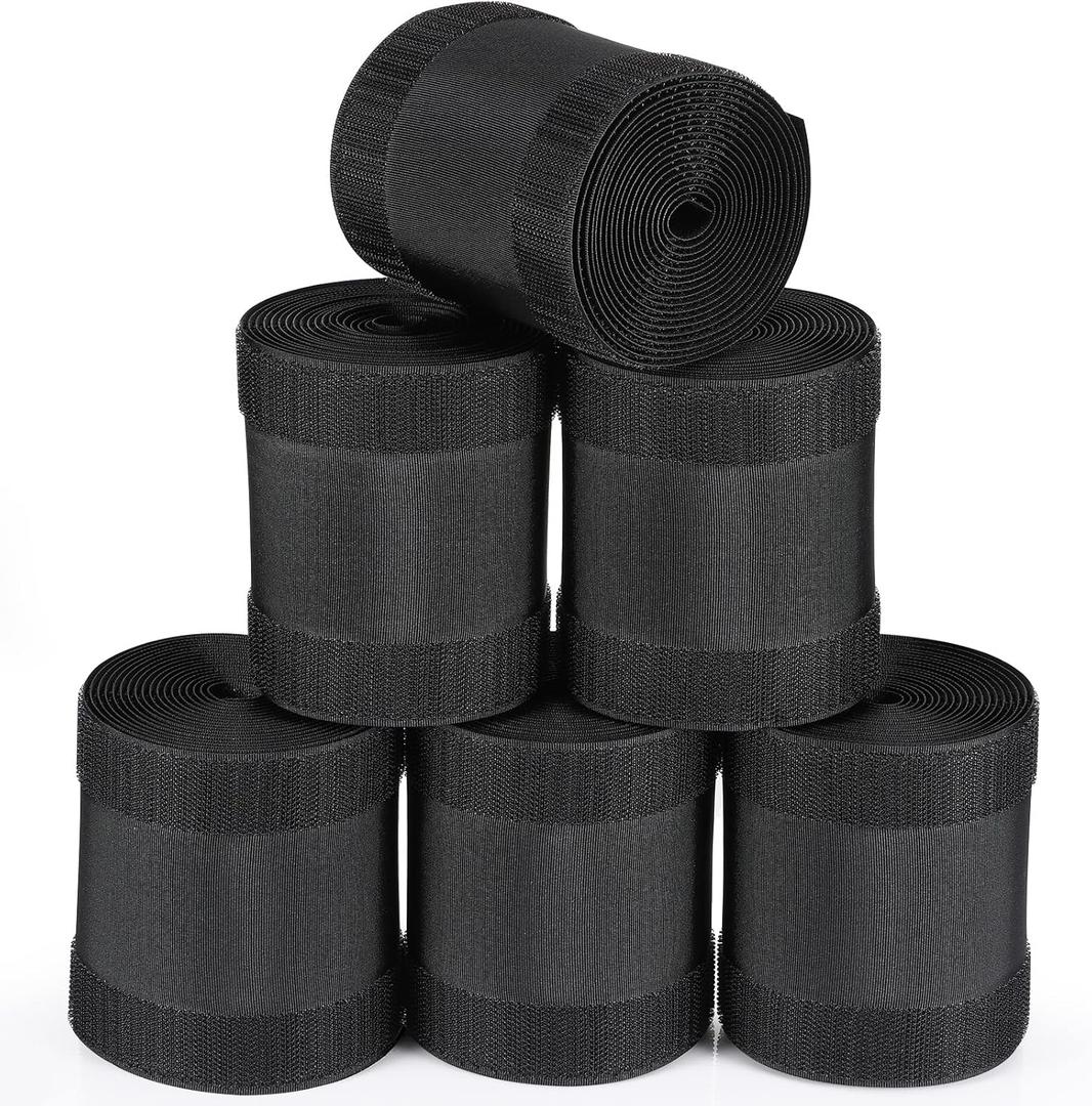 WILLBOND Carpet Cord Cover Cable Protector Floor Cover Cable Protector Management Only for Commercial Office Carpet (59.06 ft,Black)