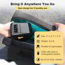 SUPVAN T50M Pro Bluetooth Label Maker Machine with Tape, Wide Waterproof Label, Versatile App with 30+ Fonts and 660+ Icons, Inkless Labeler for Home, Kitchen, School, Office Organization, Black