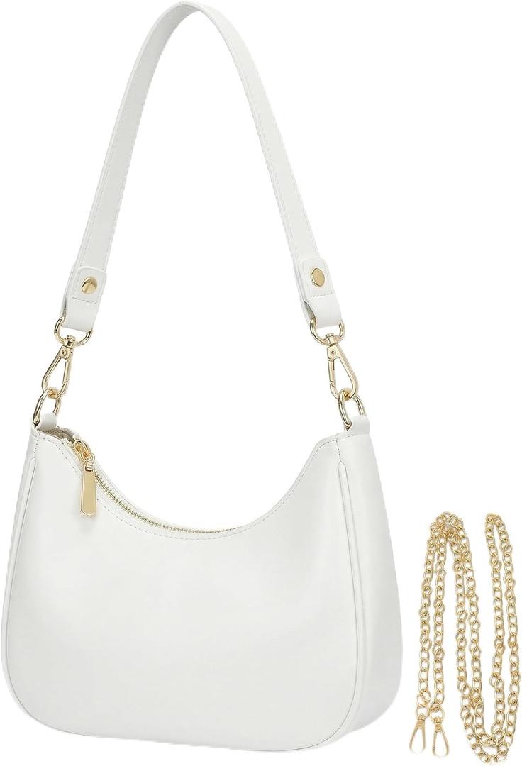 Small Shoulder Bags for Women, mini Purse Vegan Leather Shoulder Bag, Cute Retro Hobo Handbag