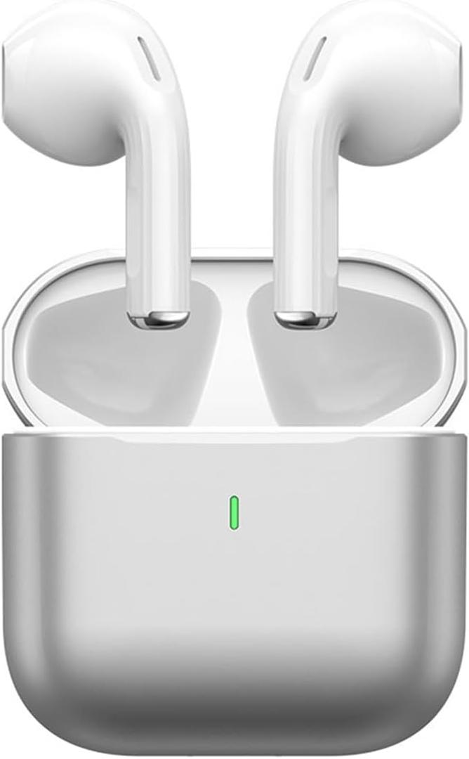 5.4 Earbuds Bluetooth Earphone, Dul-Channel with USB-C Charging Case HiFi Stereo, Sound in-Ear Earphones, Touch Control Ear Auto Pairing Headphones for Apple AirPods (White)