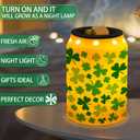Hexagram St Patricks Day Shamrock Decorations, St Patricks Day Decor, St Patricks Day Wax Warmer, St Patricks Shamrock Decorations for Table, St. Patrick's Day Wax Melt Warmer