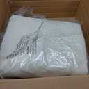 uxcell 2Pcs Beige White Speaker Mesh Grill Cloth (not Cane Webbing) Stereo Box Fabric Dustproof Cloth 50cm x 160cm 20 Inches x 63 Inches