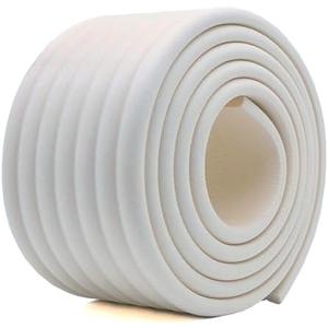 M2cbridge Multifunctional Edge and Corner Guard Coverage Baby Safety Bumper DIY 6.5 Ft (Rice White)