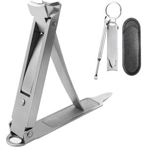 Mini Nail Clippers, Portable Ultra Thin Keychain Nail Clippers for Travel
