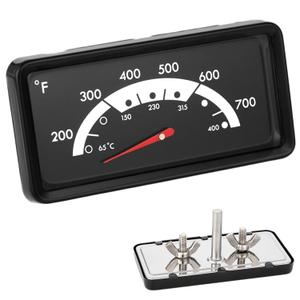 2 x 3.6" Grill Thermometer Gauge for Nexgrill 720-0898 720-0882A 720-0830A, Grill Replacement Parts for Kenmore 119.16144210 146.23673310 148.23683310 148.23683310, Grill Temperature Gauge