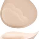 Super Thick Bra Pads Inserts for Push Up, Bra Pads Breast Enhancers Add 1-2 Cups for Women Dresses, Swimsuits, Sport (Beige)