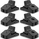 Pest Control Rat Traps Set of 6 Large Snap Traps for Rats Mice & Chipmunks Indoor & Outdoor Mouse Traps Reusable Humane Mousetraps Easy to Set Fast...