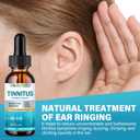 Tinnitus Relief for Ringing Ears, Natural Tinnitus Support Drops, Effective Support for Men & Women