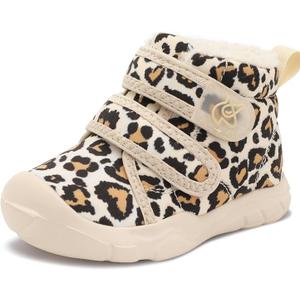 Toddler Boots Girls Boys Warm Winter Boots Cozy Plush Lining Winter Shoes Indoor Outdoor Faux Fur Booties, 27 