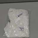 ssyyx Women Lingerie Sexy Open Front Lace Babydoll Dress with Thong Halter Mesh Nightgown White, Size Medium 