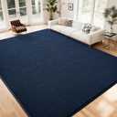 Nuttumico 6x9 Area Rug for Living Room, Navy Blue Rugs for Bedroom Nursery, Comfy Memory-Foam Rug Carpet for Kids Boys Girls Room Home Decor, Machine-Washable and Soft