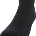Gildan Men's Active Cotton Low Cut Socks (10-Pairs) (Black)