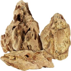 VOKOY 2.5lb Natural Dragon Stones, Aquarium Rocks Decoration Aquascaping Stone Landscaping Model for Fish Tank Decor Terrariums Paludariums Reptile Enclosures Gardens, 2-4 inches