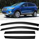 Window Rain Guards Visors for 2013-2019 Ford Escape, Out-Channel Window Vent Wind Deflectors Shades for 13-19 Escape