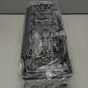 Veken Shower Caddy 6-Pack, Advanced Rustproof Design, No Drilling Adhesive Shelves, Rack with Soap Holder, Large Capacity Bathroom Organizers and Storage, Wall-Mounted Kitchen & Home Decor (Black)