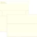 100 Packs 5x7 Cream Envelopes, A7 Envelopes for Card Invitation Wedding Birthday Party Baby Shower