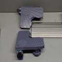 Upgraded Double Fixed Rods, Heavy-Duty Adjustable Washer Stand 18.1-24.8 with 4 Locking Wheels & 4 Strong Feet - Supports up to 660 lbs, Ideal for Washer, Dryer & Mini Fridge