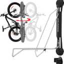 Steadyrack Bike Rack - Vertical Fat Tire Bike Rack. Easy Lift Wall Mount for Garage, Bicycle Storage Solution for 5" Tire Width