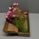 IPOPU Deep Pink Fake Cosmos Flowers 40 Heads Wildflowers Flowers 8Pcs Silk Daisies with Stem for Vase Kitchen Table Centerpiece Arrangement Office Wedding Party DIY