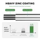 12 Gauge Heavy Duty Cattle Panels for Garden Trellis, 4ftx100ft, Thickened Cattle Panels for Galvanized Farm Fence Chicken Wire Fencing, Durable Goat Fence, Ideal for Farm and Field Protection