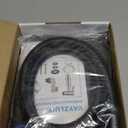 Vayzluiy Handheld Toilet Bidet Sprayer for Toilet-Adjustable Water Pressure Control with Bidet Hose for Feminine Wash, Stainless Steel Brushed Nickel Cloth Diaper for Baby Wash (Matte Black, 1)