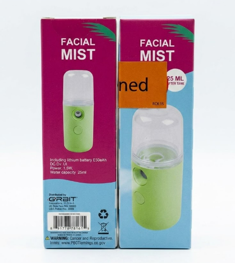 Facial Mister 25ML. Water Tank Set of 2.