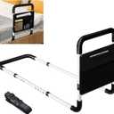 Bed Rails for Elderly Adults - Bed Assist Rail Medical Bed Support Bar Mobility Assistant with Free Storage Bag and Fixing Strap, Fit King, Queen, Full, Twin