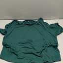 ANRABESS Womens Tops Oversized T Shirts Short Sleeve Crewneck Summer Casual Loose Basic Tee Shirt 2025 Trendy Fashion Clothes (X-Large, Dark Green)