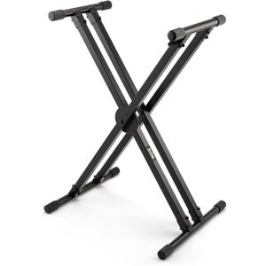 On-Stage KS8291XX ERGO-LOK Double-X Keyboard Stand with Lok-Tight Construction