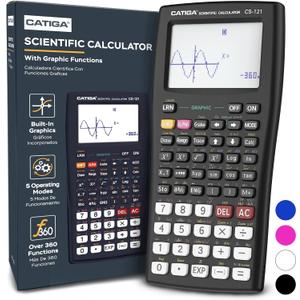 CATIGA Scientific Calculator with Graphic Functions, Multiple Modes with Intuitive Interface, Perfect for Beginner and Advanced Courses, High School or College, CS-121