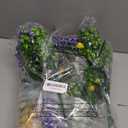 WILLBOND 36 Bundles Artificial Flowers for Outdoor, UV Resistant Faux Artificial Plants Shrubs Flower Bulk for Outside Front Porch Hanging Planter Window Box Garden Summer Decor (Yellow,Purple,White)