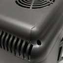 Frigidaire Mini Personal Fridge Cooler, Countertop, Holds Up to 10L/15 Cans, Brushed Black Stainless Rugged Design, Portable for Skincare, Makeup, Car, Office, Bedroom, Dorm Room, or Cabin