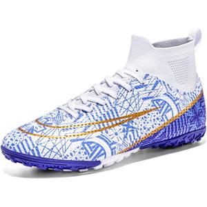 Men's Football Boots Indoor and Outdoor Football Shoes Sports Shoes Futsal Shoes TF Non-Slip Sole high top Football Boots
34