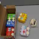 Montessori Toys Train Set for Toddlers 2-4 Year Old,Matching&Sorting Learning Toys Train Set with Music & Light Including 6 Finger Puppets,Keys,Christmas Birthday Gifts for Baby Girls Boys 2+