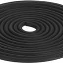 uxcell Foam Rubber Weather Seal Strip, 6.35mm(1/4") Diameter 10 Meters (32.81Ft) Long Round EPDM Rubber for DIY Gasket, Warehouse, Pads, Foam Tubing, Crafts