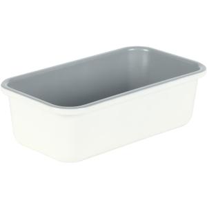 Sur La Table Kitchen Essentials Bake Sale 9 X 5 Inch PFOA, PFAS, PTFE Free Nonstick Loaf Pan - Linen White