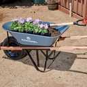 Corona Tools Wheelbarrow in a Box 5 Cubic Foot Heavy Duty Garden Cart with 15 Flat-Free Tire for Gardening, Planting & Outdoor Use