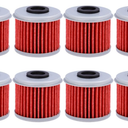 HF116 Oil Filter For ATV Honda TRX450R CRF250X CRF450X CRF250R CRF450R Motorcycle Replaces #15412-MEN-671(Pack of 8)