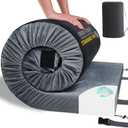 HomeMate CertiPUR-US Memory Foam Camping Mattress Pad Portable Roll Up Mattress for Adults Sleeping Mat Cot Mattress Pad (Kid /63*26*3, Grey)