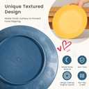 Homienly 40-Piece Premium Wheat Straw Dinnerware Sets, Service for 8, Unbreakable Plates and Bowls Set - Cups Sets, Dinner Plates, Bowls for Kitchen,Dishwasher and Microwave Safe Dishes Set - Multi